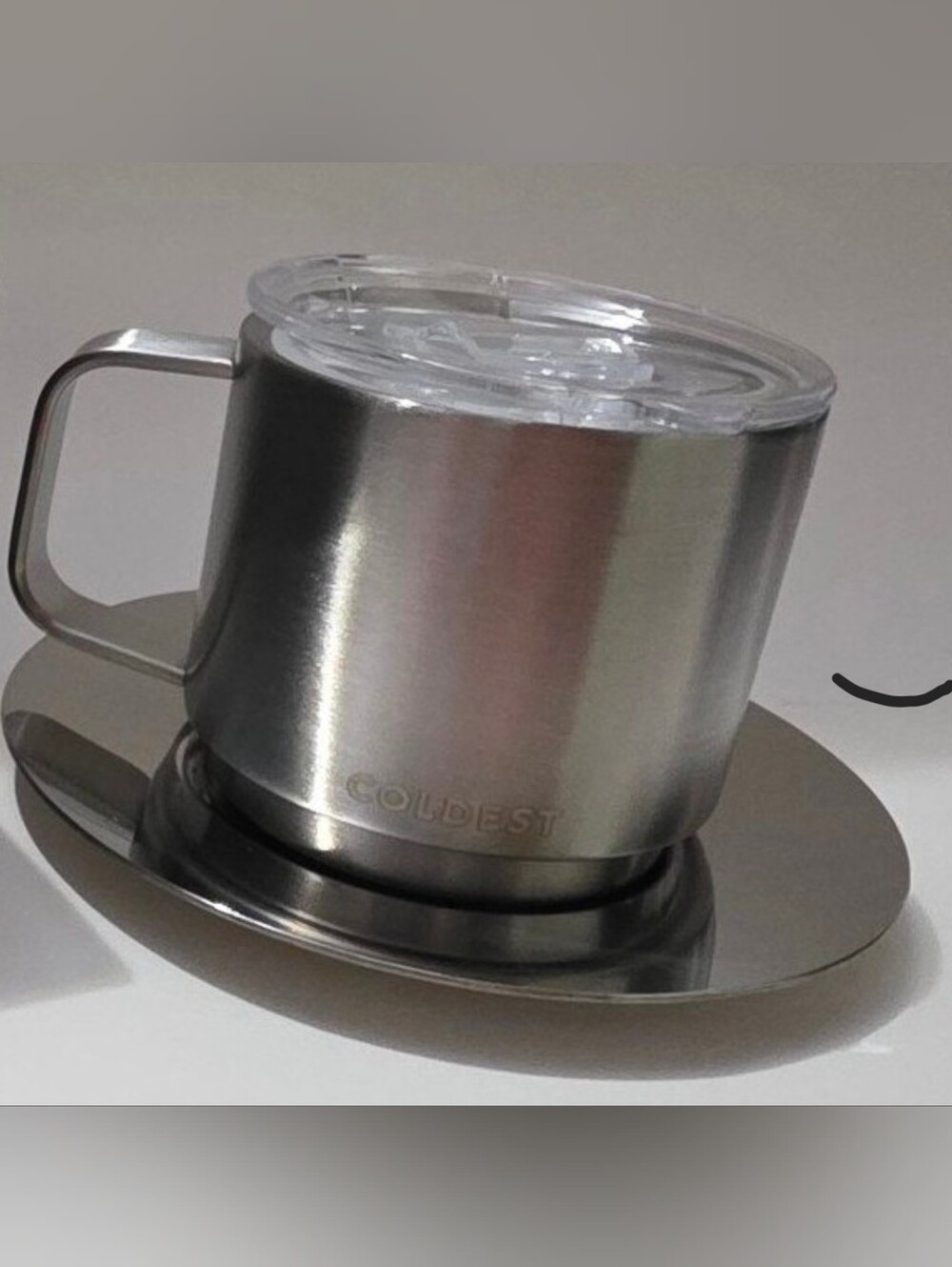 4oz Coldest Stainless Steel Espresso Mug - Silver